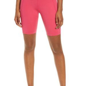 girlfriend collective high waisted biker short - size 8